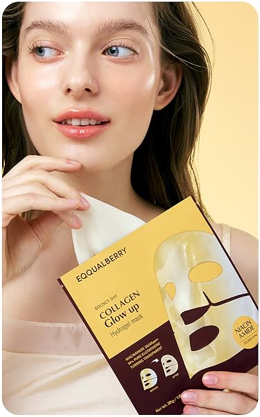 EQQUALBERRY PDRN Collagen Hydrogel Face Masks