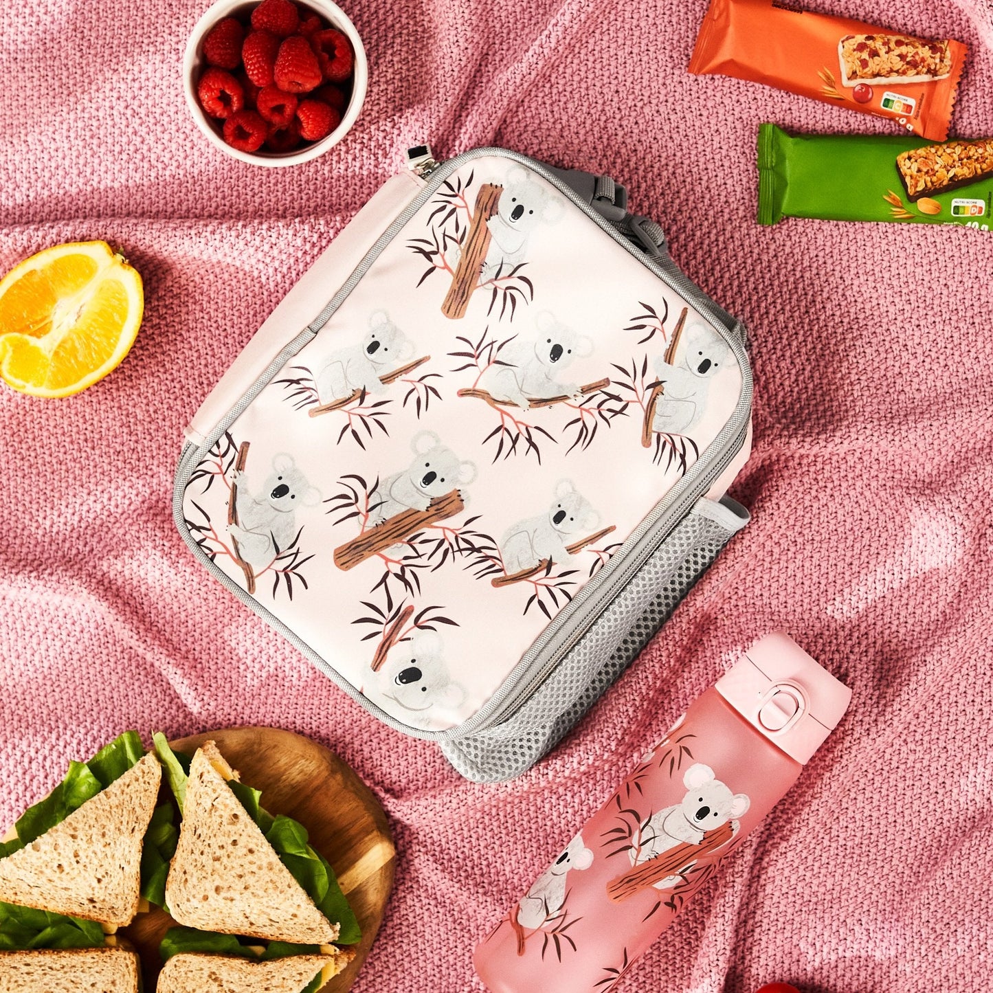 Kids Lunch Bag, Insulated, Koala, Medium