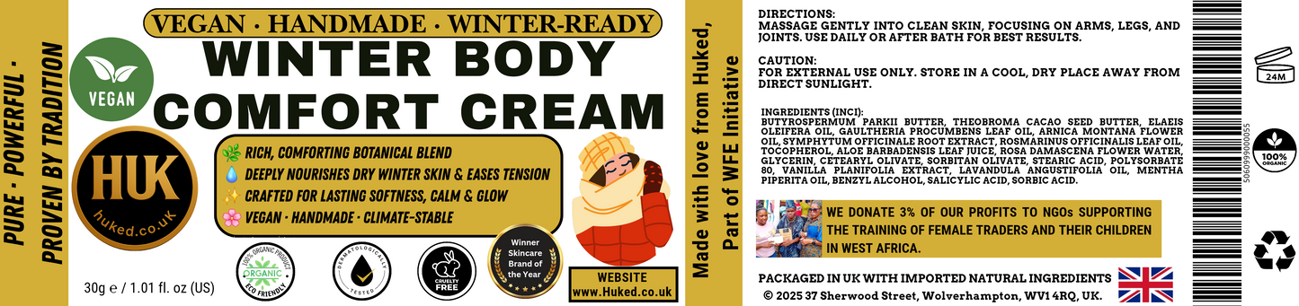 Winter Body Comfort Cream 30g - Vegan