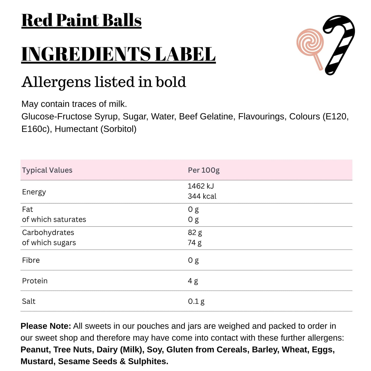 Red Paint Balls