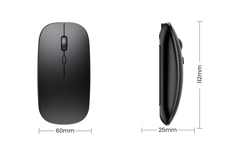 Rechargeable Wireless Mouse Bluetooth Mouse Computer Ergonomic Mini Usb Mause 2.4Ghz Silent Macbook Optical Mice For Laptop Pc