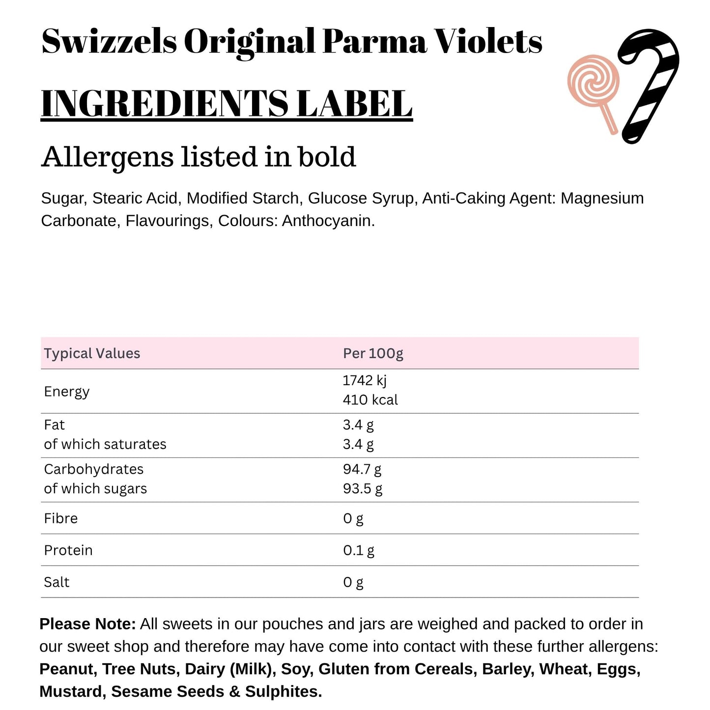 Swizzels Original Parma Violets