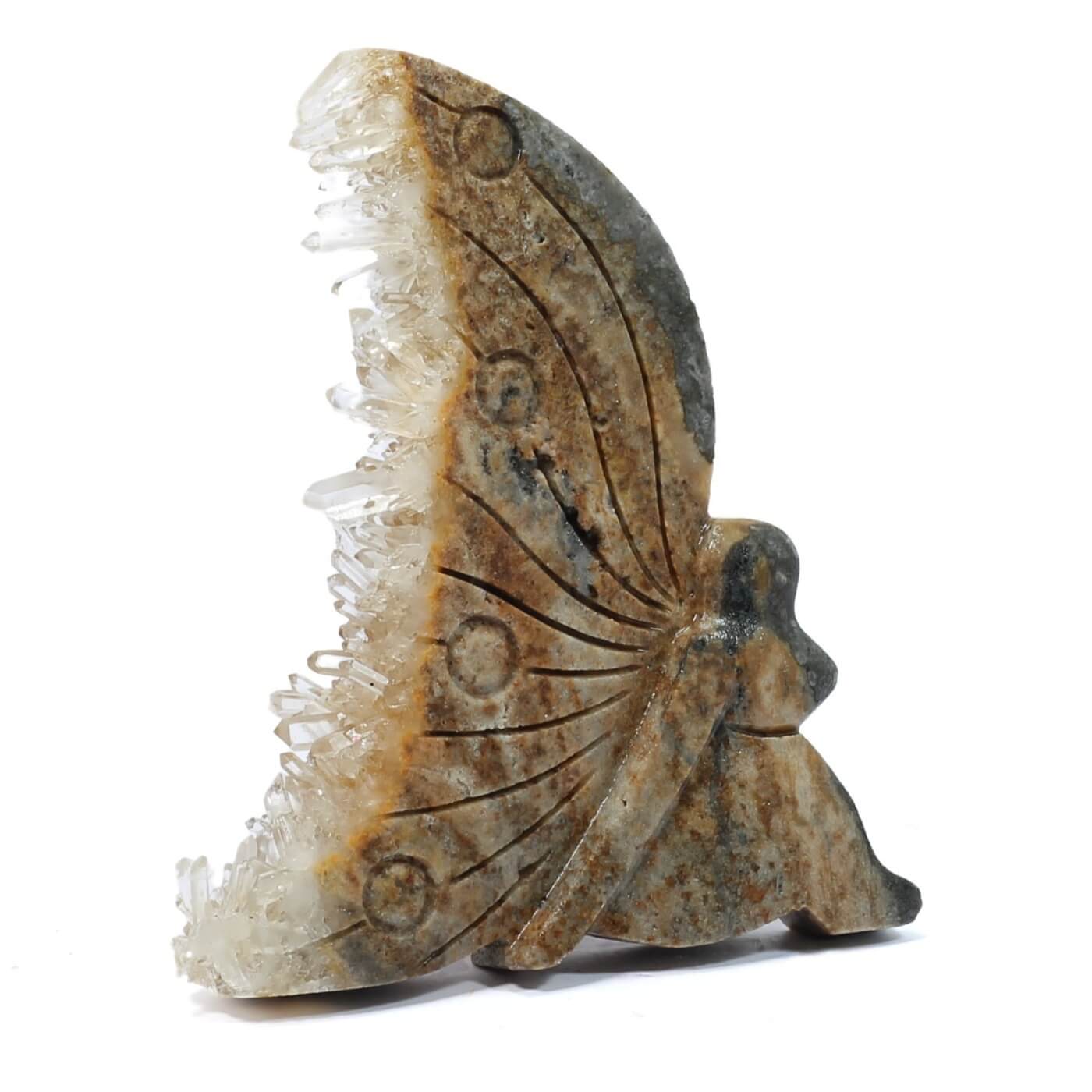 Clear Quartz Butterfly Cluster (130g)