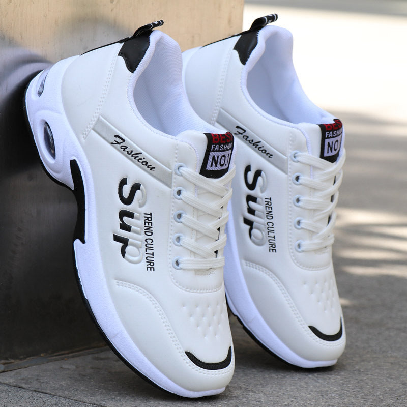 Autumn And Winter Leather Waterproof Shoes Non-slip Breathable Plus Size Men