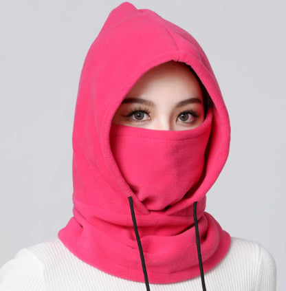 Thickened All-in-one Hat Scarf And Mask With Ear Protectionkeeps You Warm And Blocks The Wind