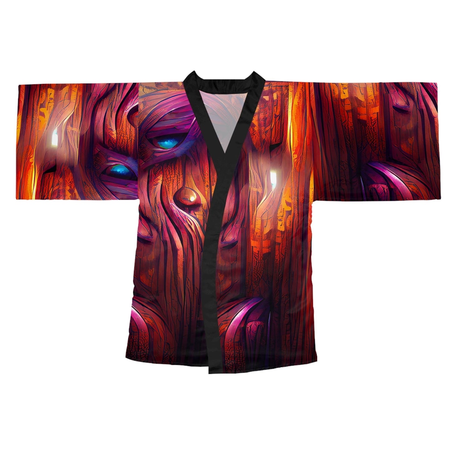 Hardwood - Womens Long Sleeve Kimono Robe
