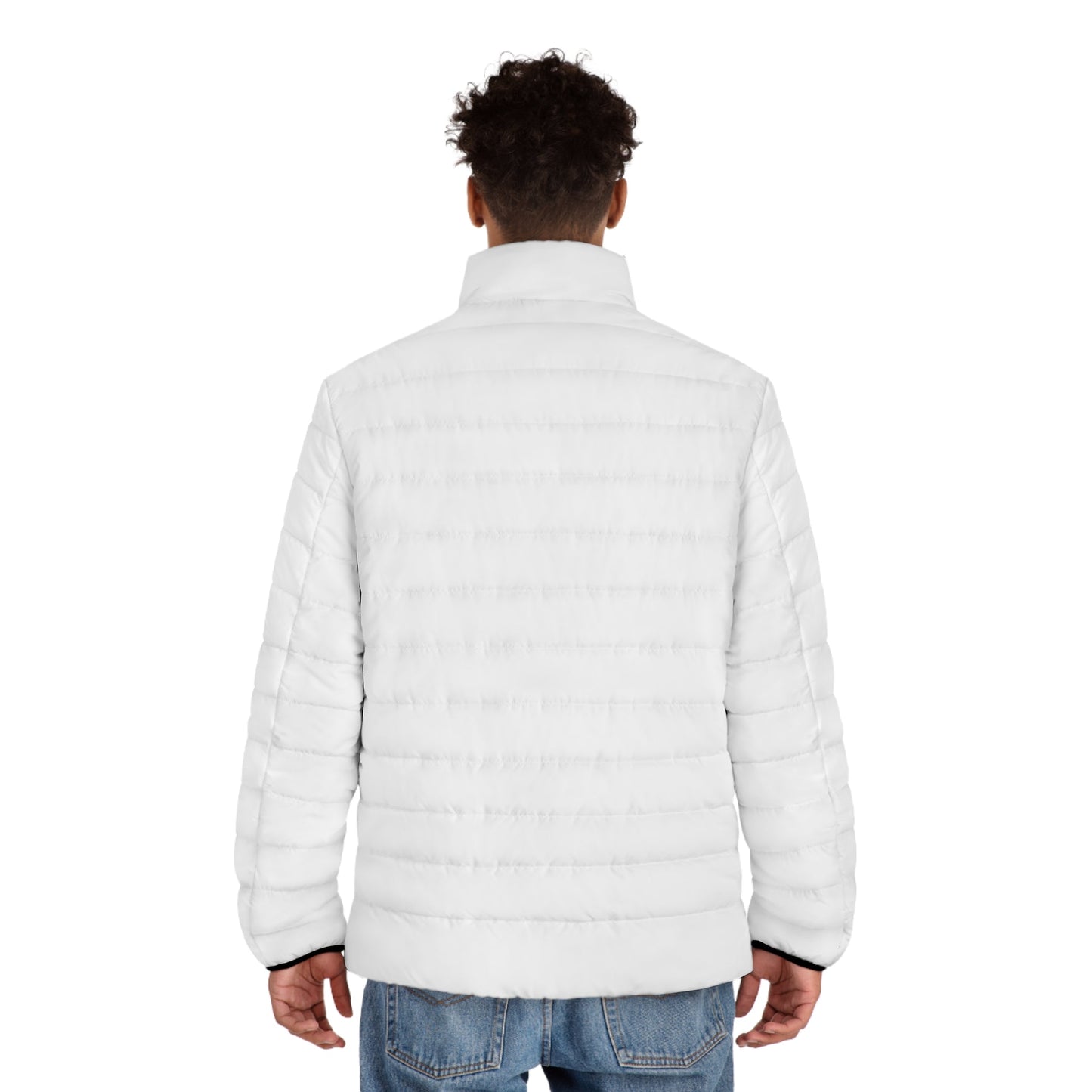 iSAW Mens White Puffer Jacket