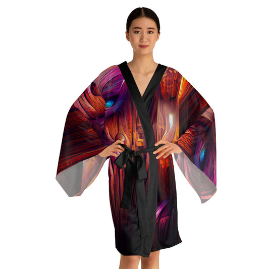 Hardwood - Womens Long Sleeve Kimono Robe