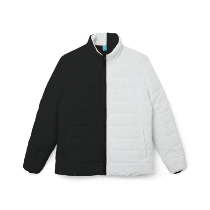 Half Black Half White - Womens Puffer Jacket