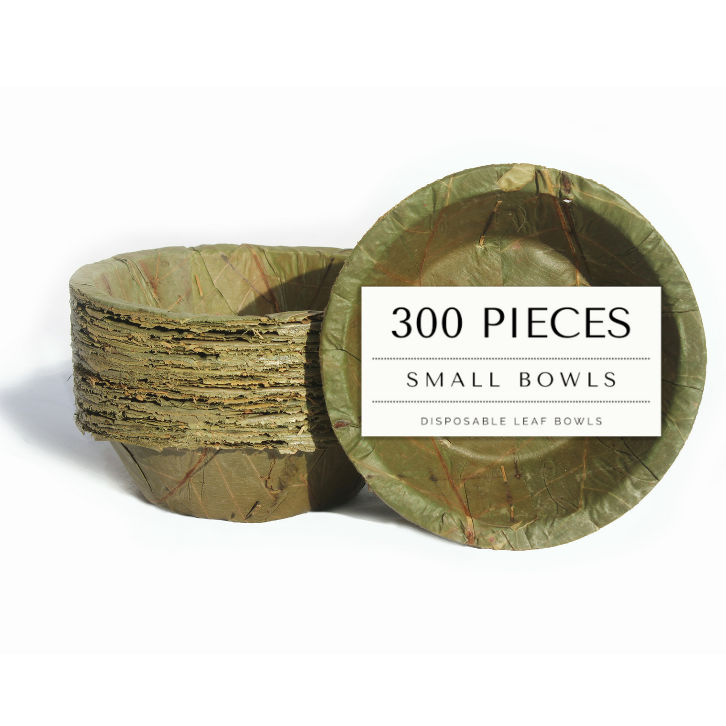 Small Disposable Leaf Bowls - 15cm / 6 inch diameter