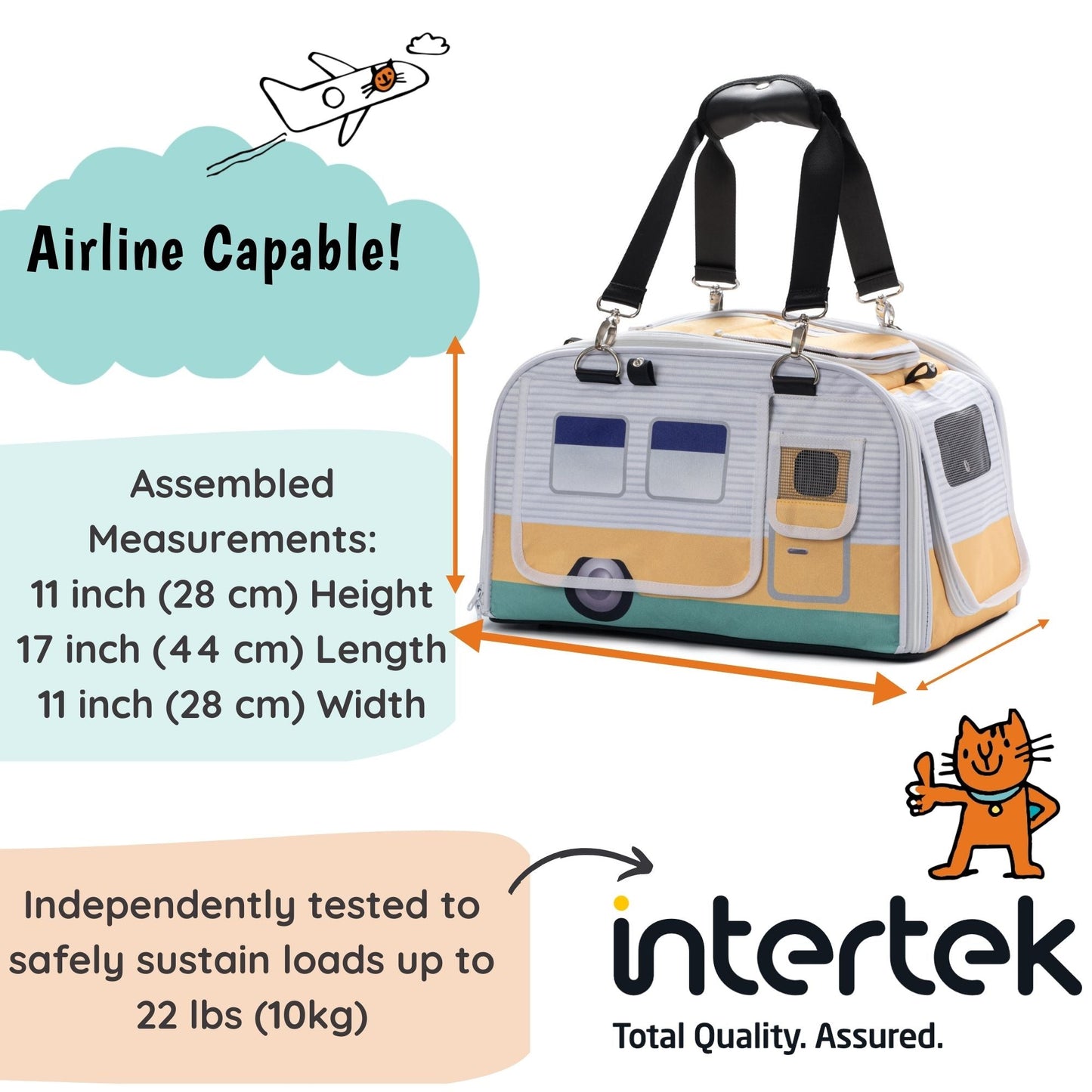 SUNNY RAMBLER - KITTYRAMA CAT CARRIER & HIDEAWAY