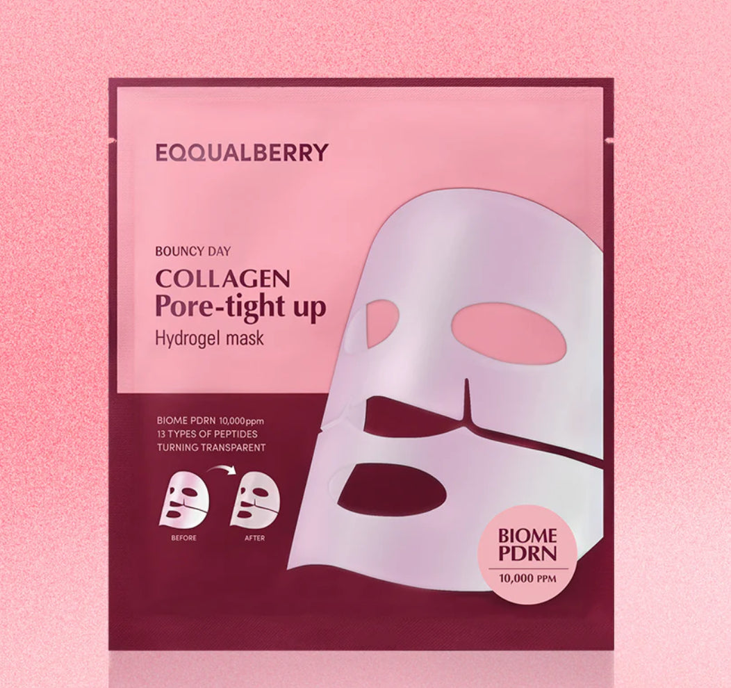 EQQUALBERRY PDRN Collagen Hydrogel Face Masks