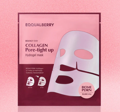 EQQUALBERRY PDRN Collagen Hydrogel Face Masks