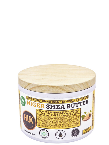 Raw Unrefined Shea Butter 200ml - Organic