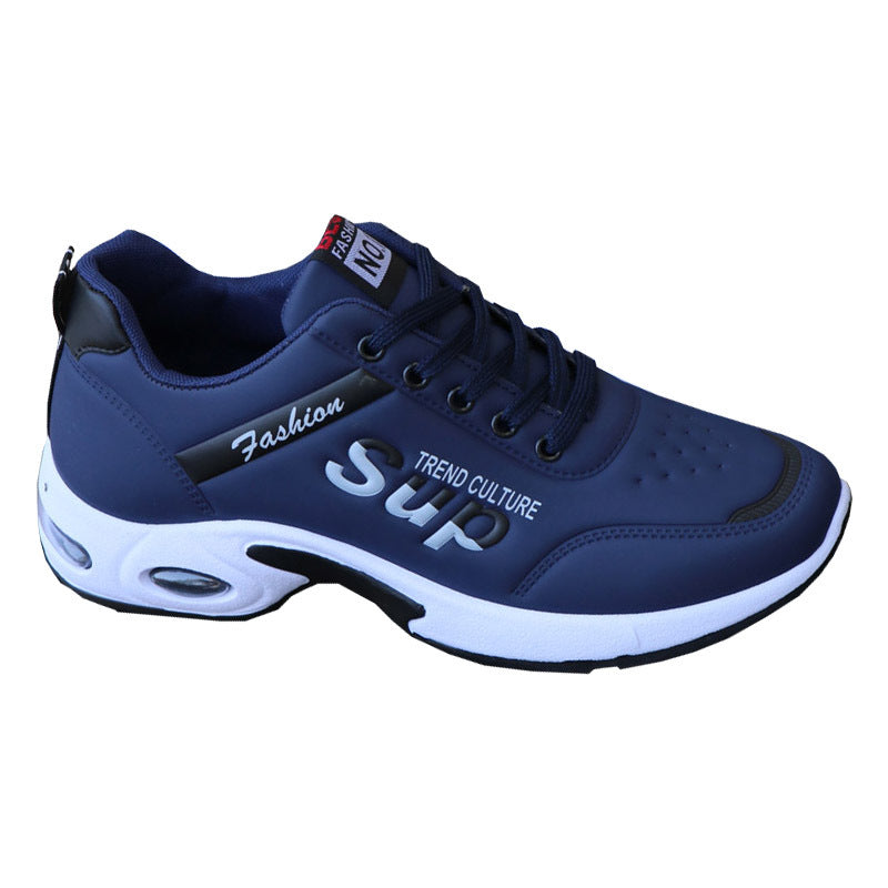 Autumn And Winter Leather Waterproof Shoes Non-slip Breathable Plus Size Men