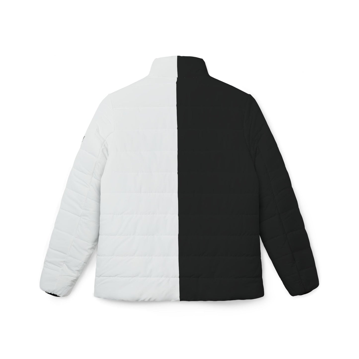 Half Black Half White - Womens Puffer Jacket