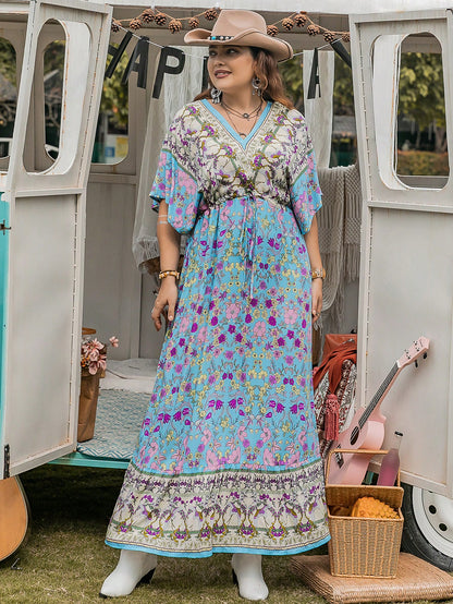 Bohemian Leisure Vacation Women's Full-length Dress
