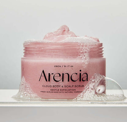 Arencia Fresh Cloud Body & Scalp Scrub-French Mint & Lily