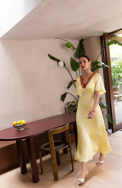 Ellis Butter Yellow Dress
