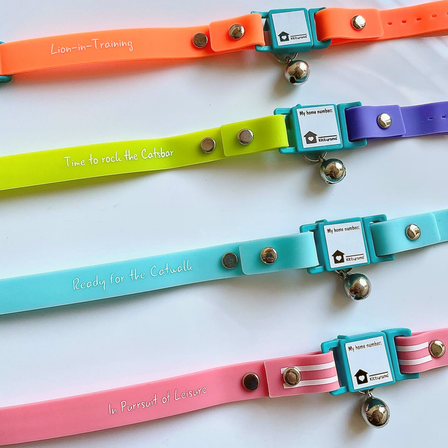 KITTYRAMA TAHITI CAT COLLAR - Quick Release, Breakaway, Hypoallergenic