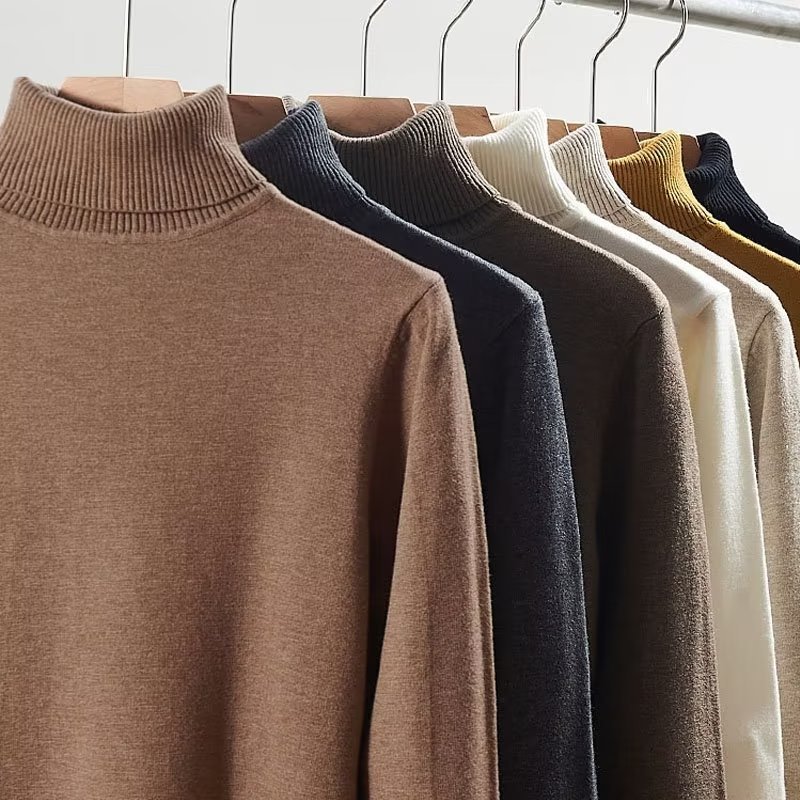 New Slimfit Turtleneck Sweater For Men