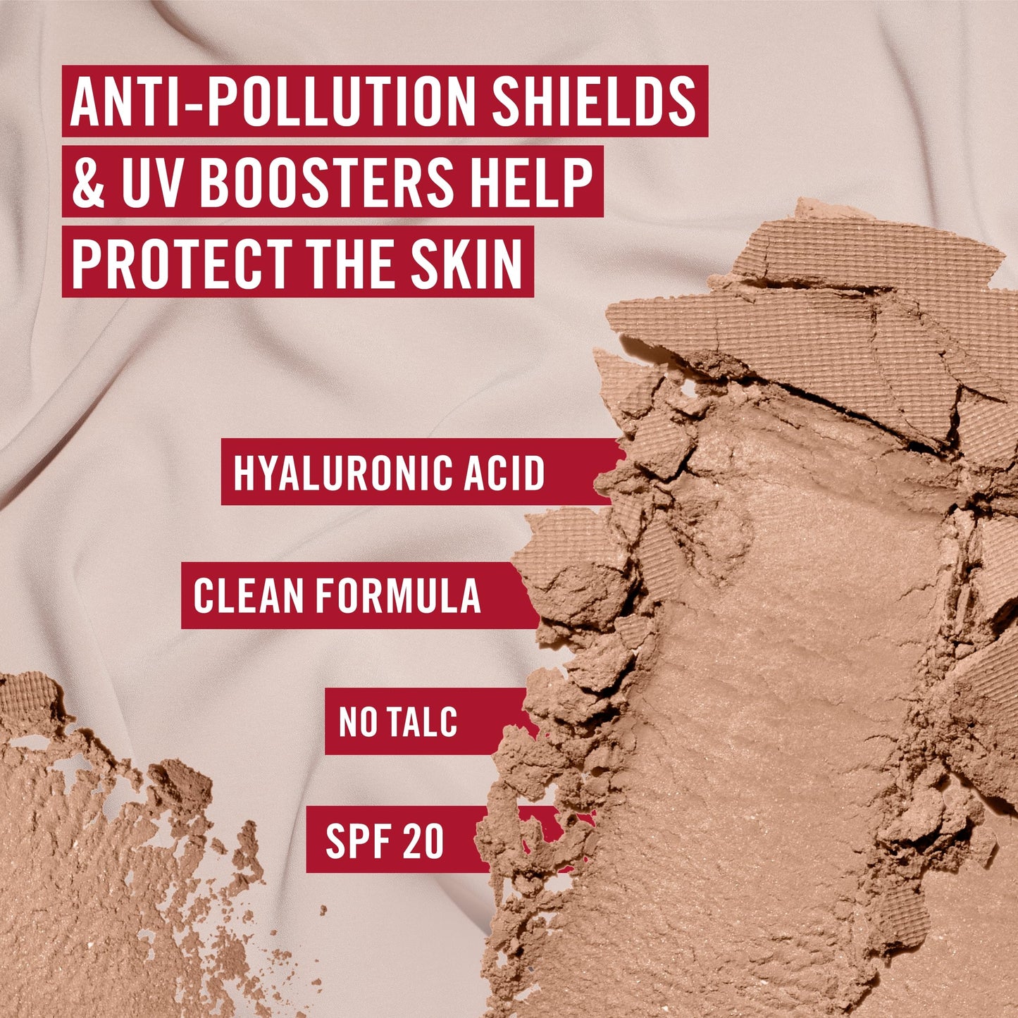 Rimmel Lasting Finish 25 HR Compact Foundation 001 Fair Porcelain, Matte Buildable Coverage, Powder-to-Cream, Anti-Pollution Shields, SPF 20, Hyaluronic Acid, Waterproof, Hides Imperfections