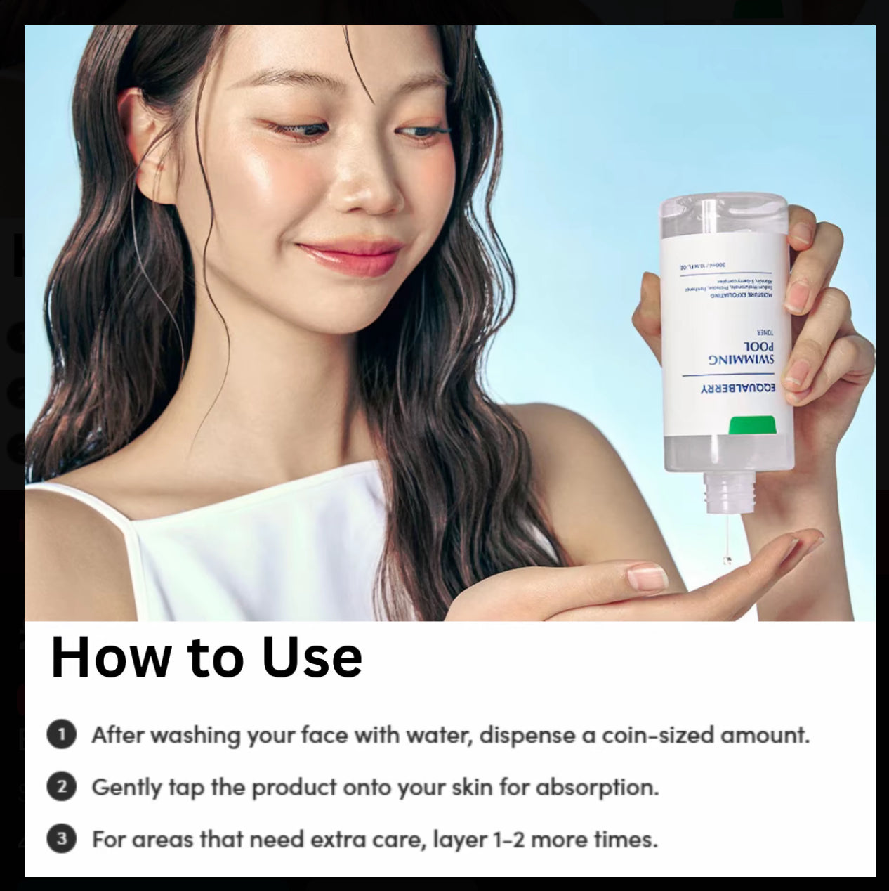 EQQUALBERRY Swimming Pool Face Toner