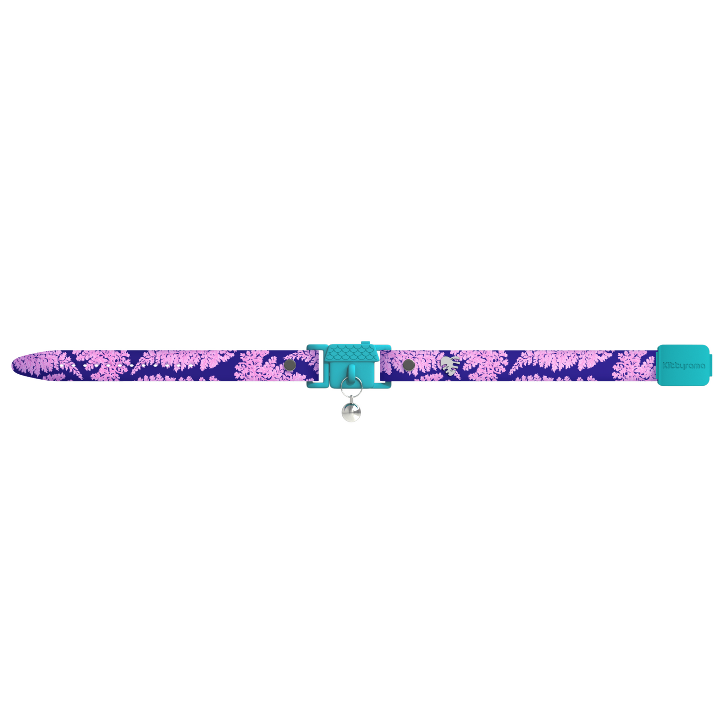 KITTYRAMA BOTANICALS FERN CAT COLLAR - Quick Release, Breakaway, Hypoallergenic