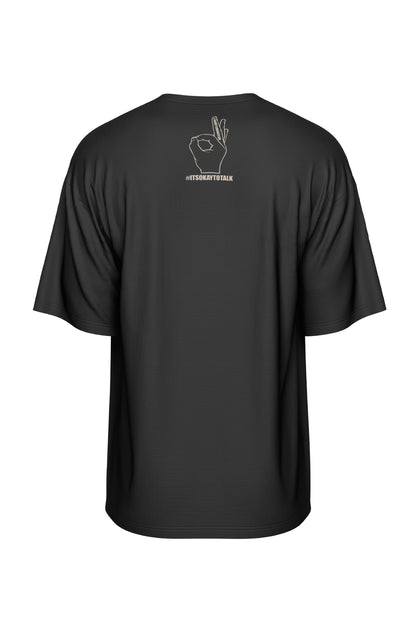 XAPE X AMC Break The Silence Oversized Tee - Black