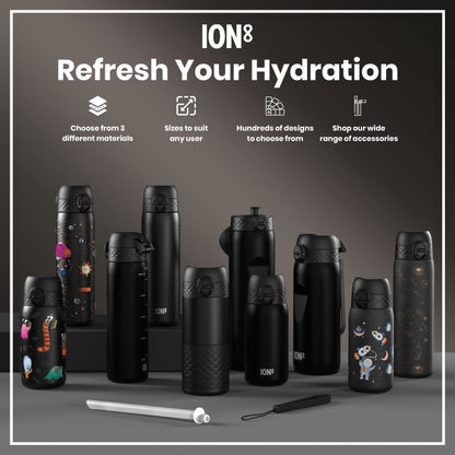 Bottle, Recyclon, Black, 750ml