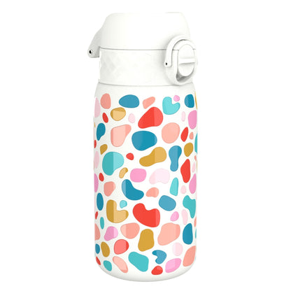 Leak Proof Thermal Steel Water Bottle, Insulated, Splodge, 320ml (11oz)