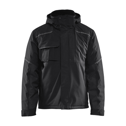 Blaklader 4881 Waterproof and Windproof Winter Jacket Hooded Black Large