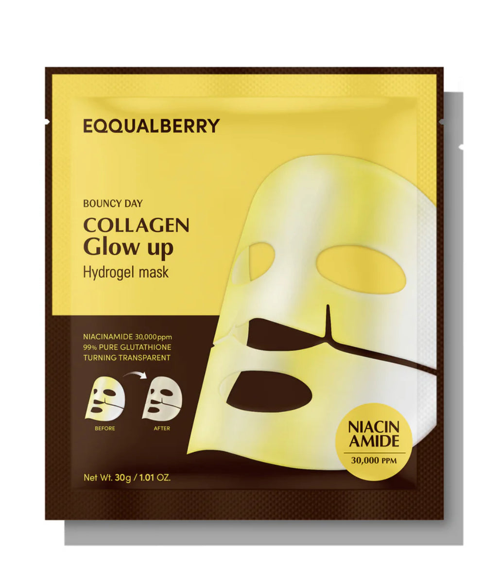 EQQUALBERRY PDRN Collagen Hydrogel Face Masks