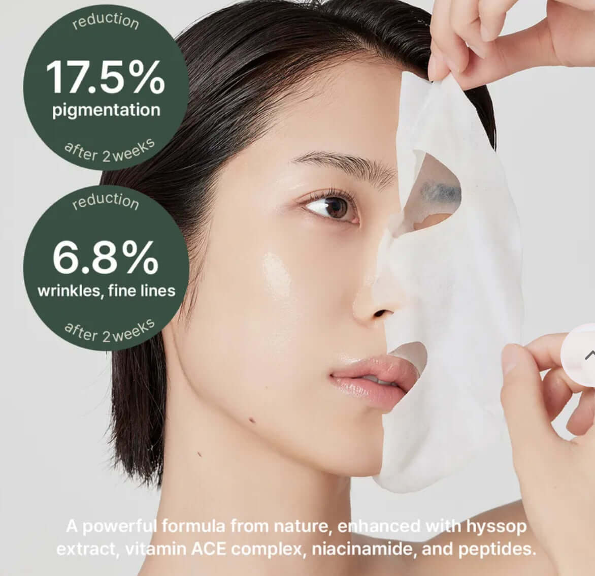 Arencia Holy Hyssop Sheet Mask 5 Pack