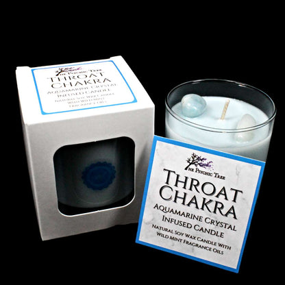 Complete Chakra Crystal Infused Scented Candle Set