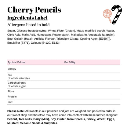 Cherry Pencils
