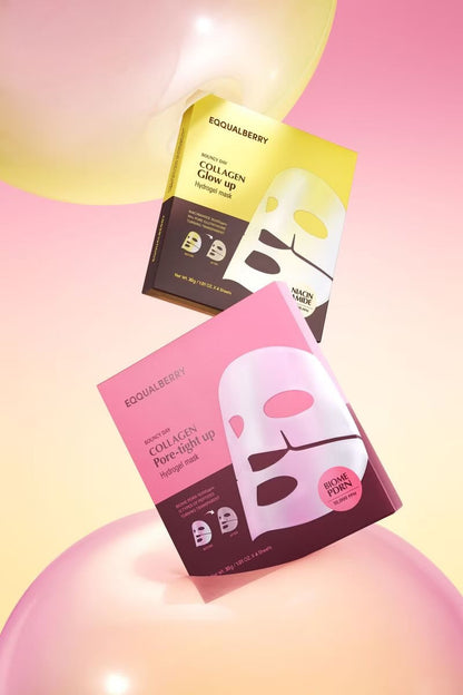 EQQUALBERRY PDRN Collagen Hydrogel Face Masks