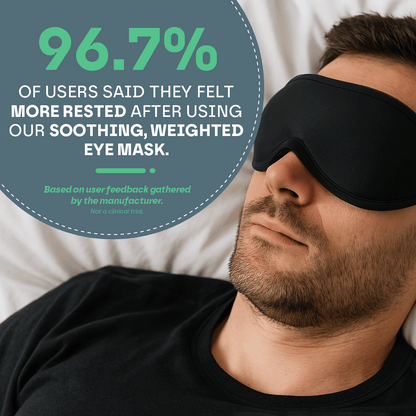 3D Weighted Eye Mask