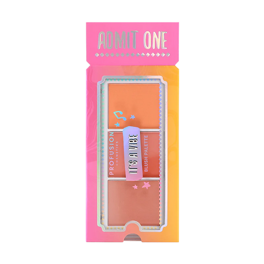 IT'S A VIBE | ADMIT ONE 3 SHADE BLUSH PALETTE