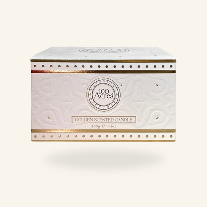 Golden Orange, Cinnamon & Frankincense Three-Wick Scented Candle