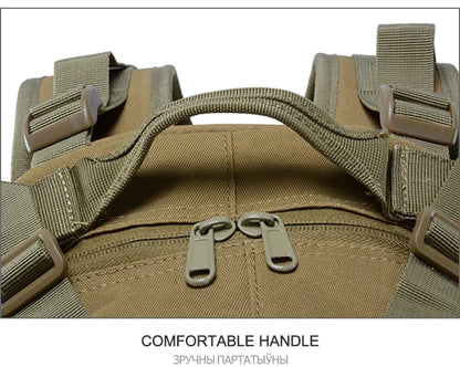 40L Camping Backpack Men's Bag Travel Bags Tactical Molle Climbing Rucksack Hiking Outdoor Reflective Shoulder Fishing Bag