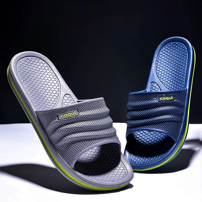 Men Slipper for Home Beach Slippers Women Non-slip Bath Female Slippers Outdoors Man 2024 Summer Shoes Unisex Indoor Slippers