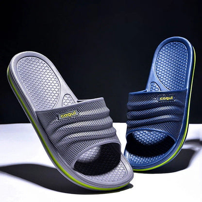 Men Slipper for Home Beach Slippers Women Non-slip Bath Female Slippers Outdoors Man 2024 Summer Shoes Unisex Indoor Slippers
