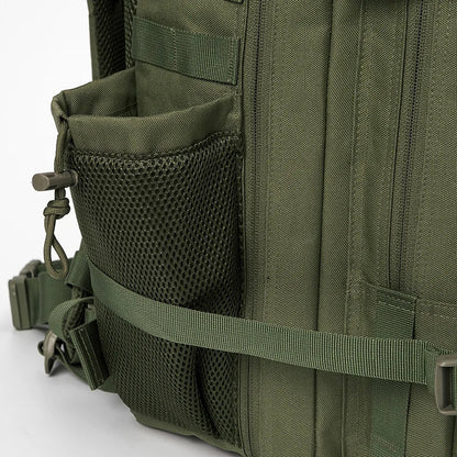 QT&QY 50L Tactical Backpack survival Bag Hunting MOLLE Backpack GYM For Men EDC Outdoor Hiking Rucksack Witch Bottle Holder