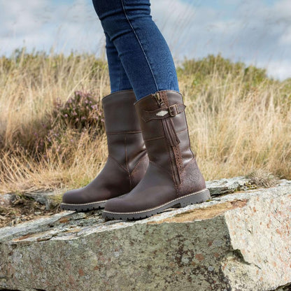 Hudson Mid Boots - Chocolate