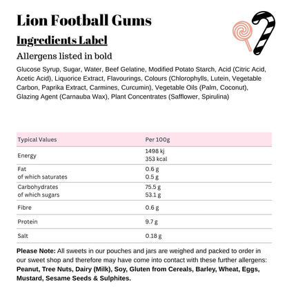 Lion Football Gums