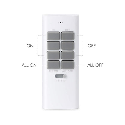 Maplin ORB RF Remote Controlled Mains Plug Sockets Set Version S2 - 3 Pack, White