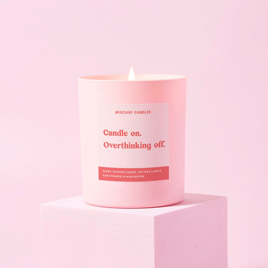 Relaxation Candle for Mental Reset Candle On Overthinking Off