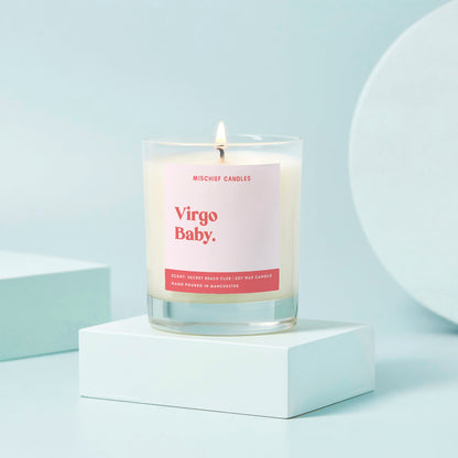 Virgo Birthday Gift Funny Zodiac Birthday Candle Virgo Baby