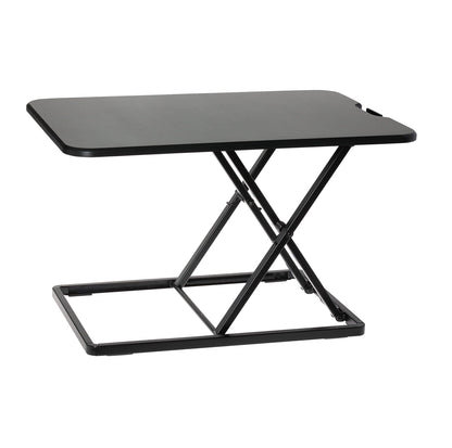 ProperAV LITE Stand Up Desk Converter with Variable Height Settings - Black